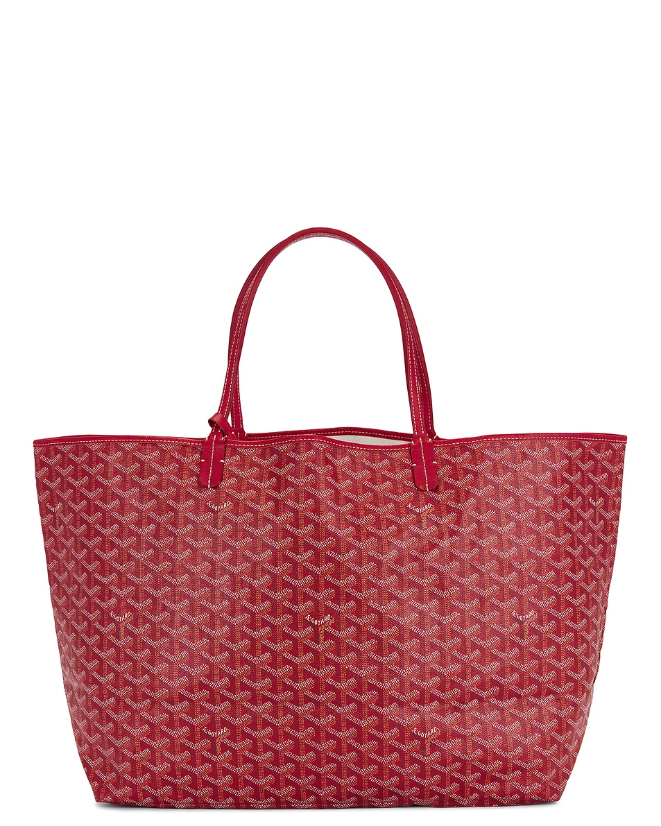 Image 1 of FWRD Renew Goyard Saint Louis GM Tote Bag in Red