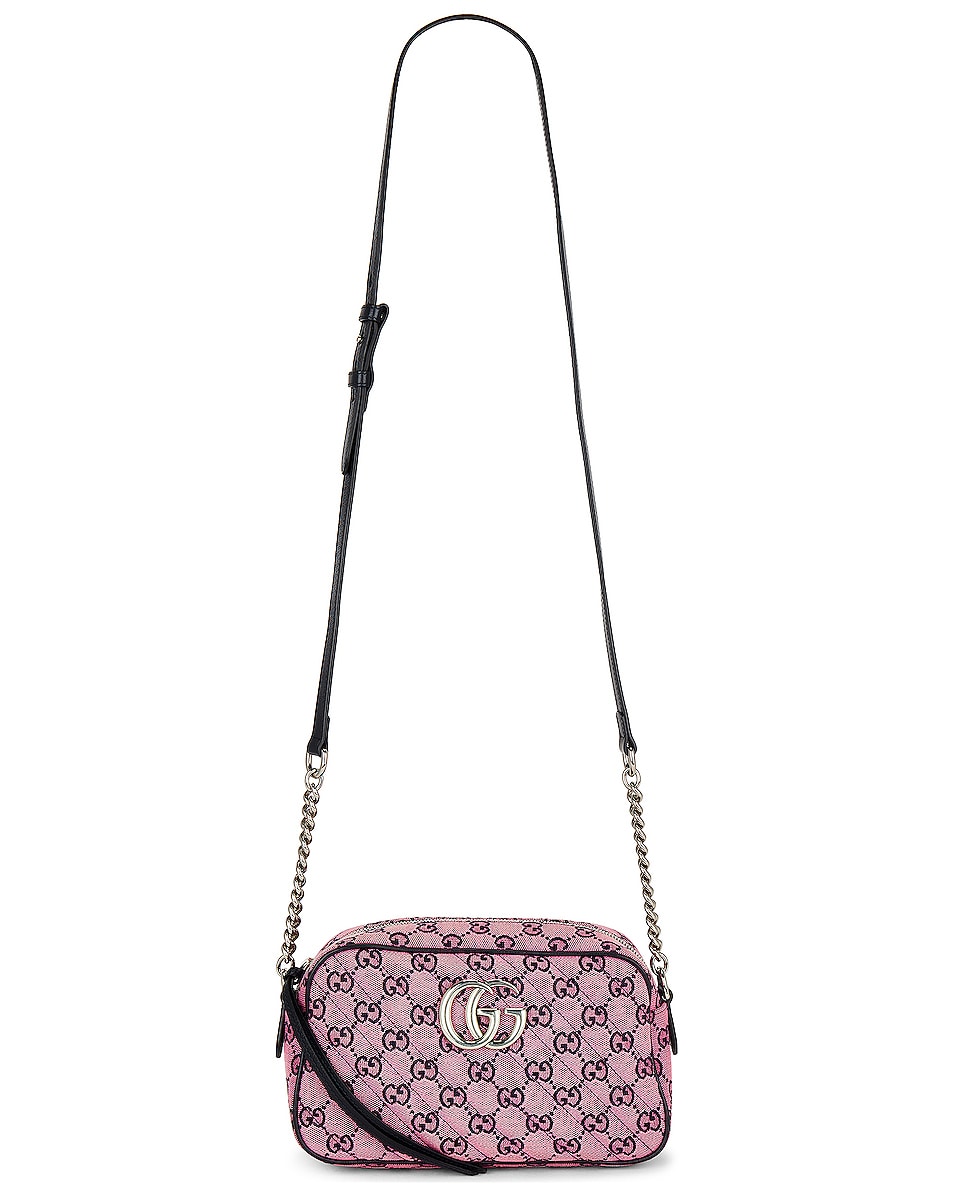Image 1 of FWRD Renew Gucci GG Marmont Camera Bag in Pink