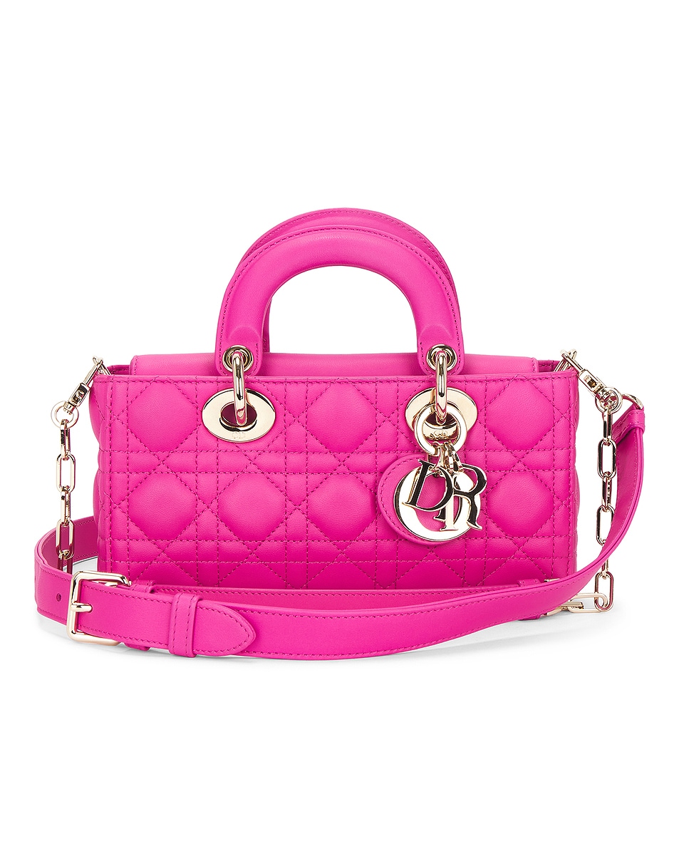 Image 1 of FWRD Renew Dior Lady D-Joy Handbag in Pink