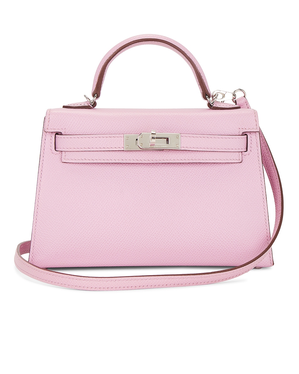 Image 1 of FWRD Renew Hermes Epsom Kelly 20 Handbag in Mauve Sylvestre