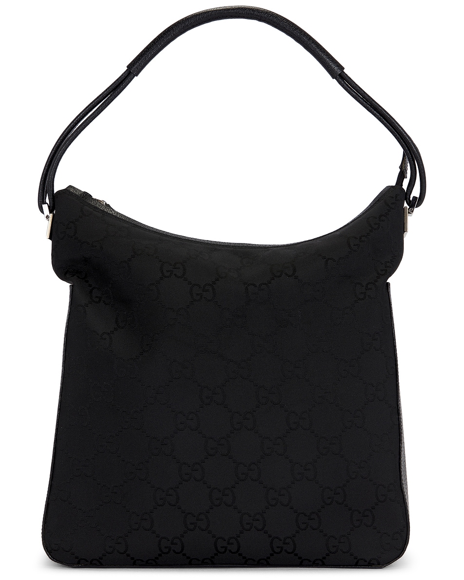 Image 1 of FWRD Renew Gucci Hobo Bag in Black