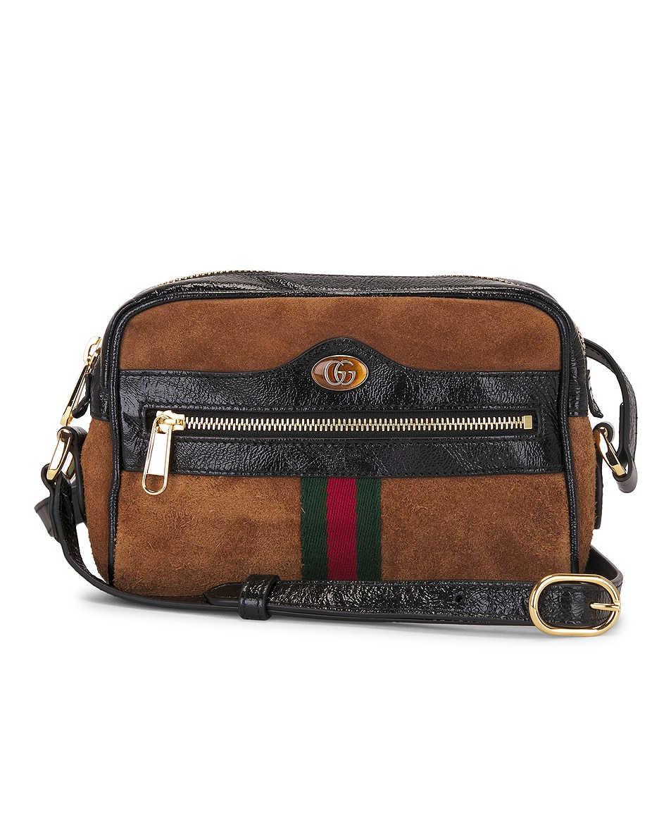 Image 1 of FWRD Renew Gucci Ophidia Shoulder Bag in Brown