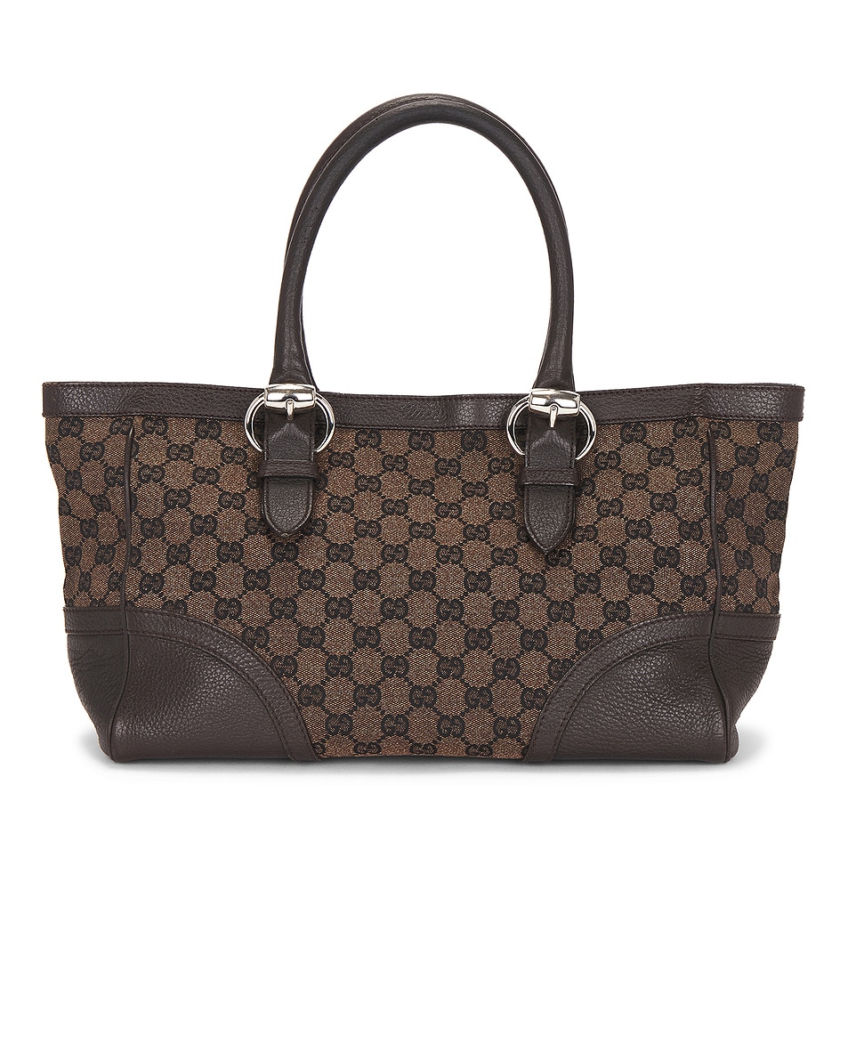 Image 1 of FWRD Renew Gucci GG Handbag in Brown