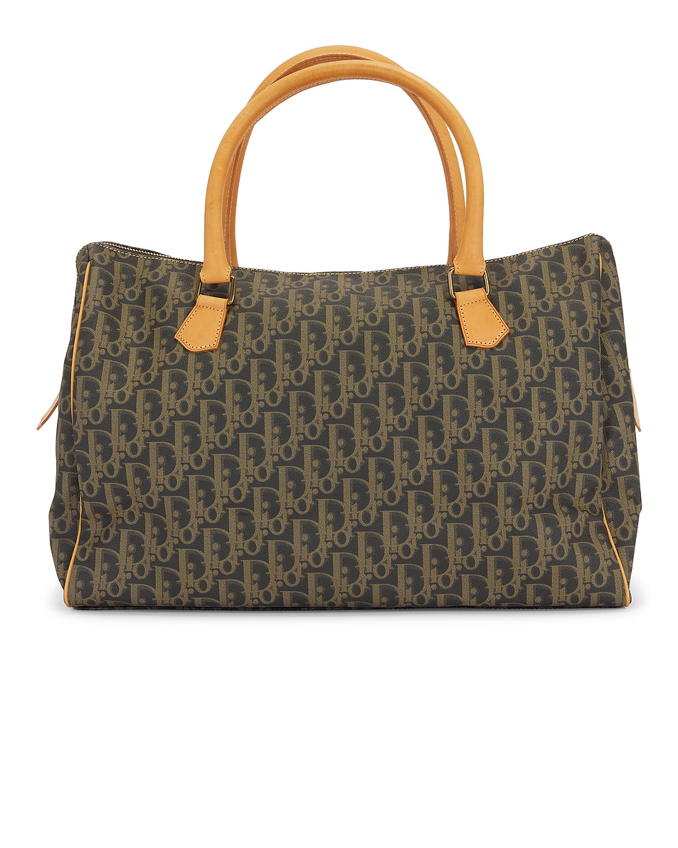 Image 1 of FWRD Renew Dior Trotter Boston Bag in Brown