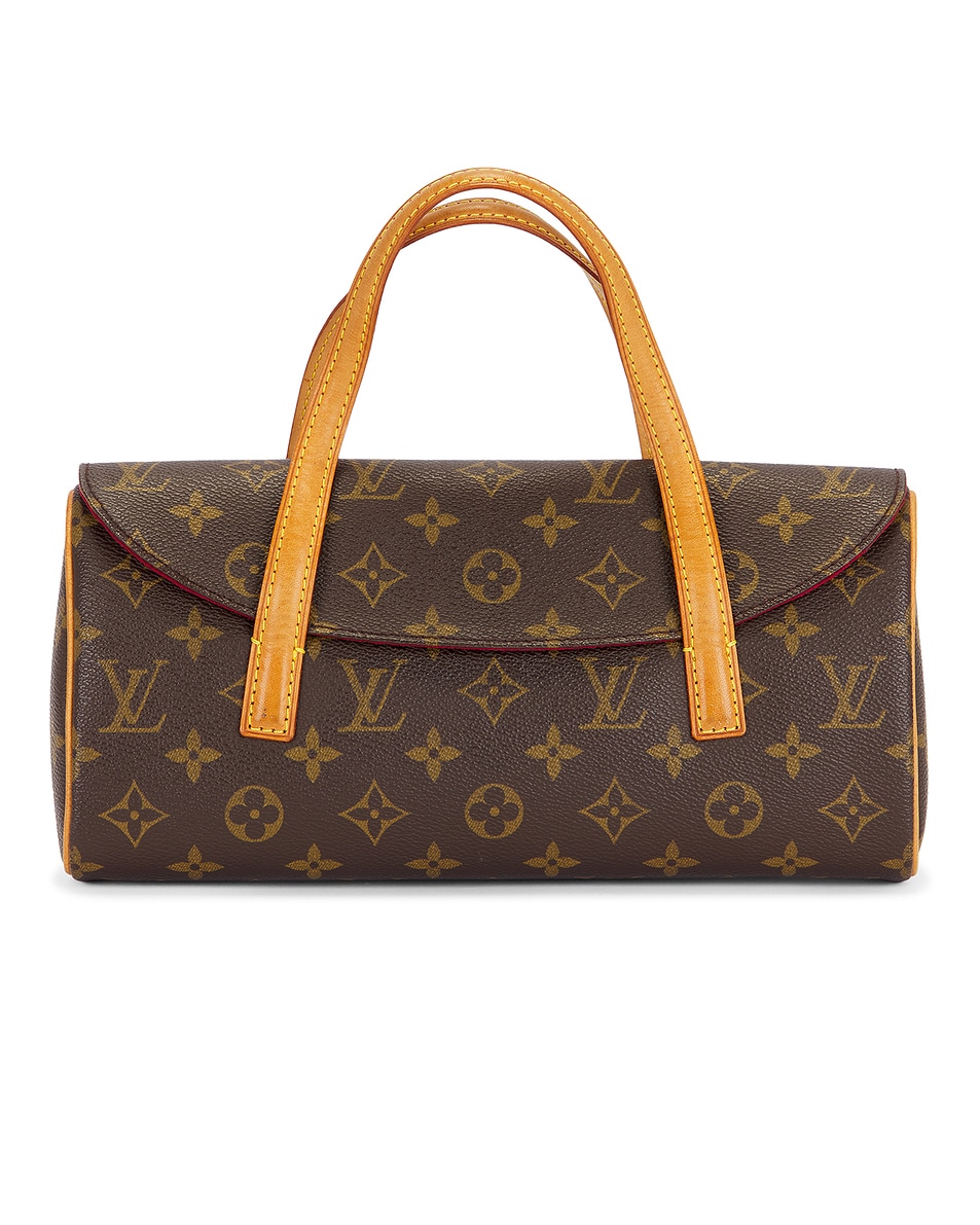Image 1 of FWRD Renew Louis Vuitton Monogram Sonatine Handbag in Brown