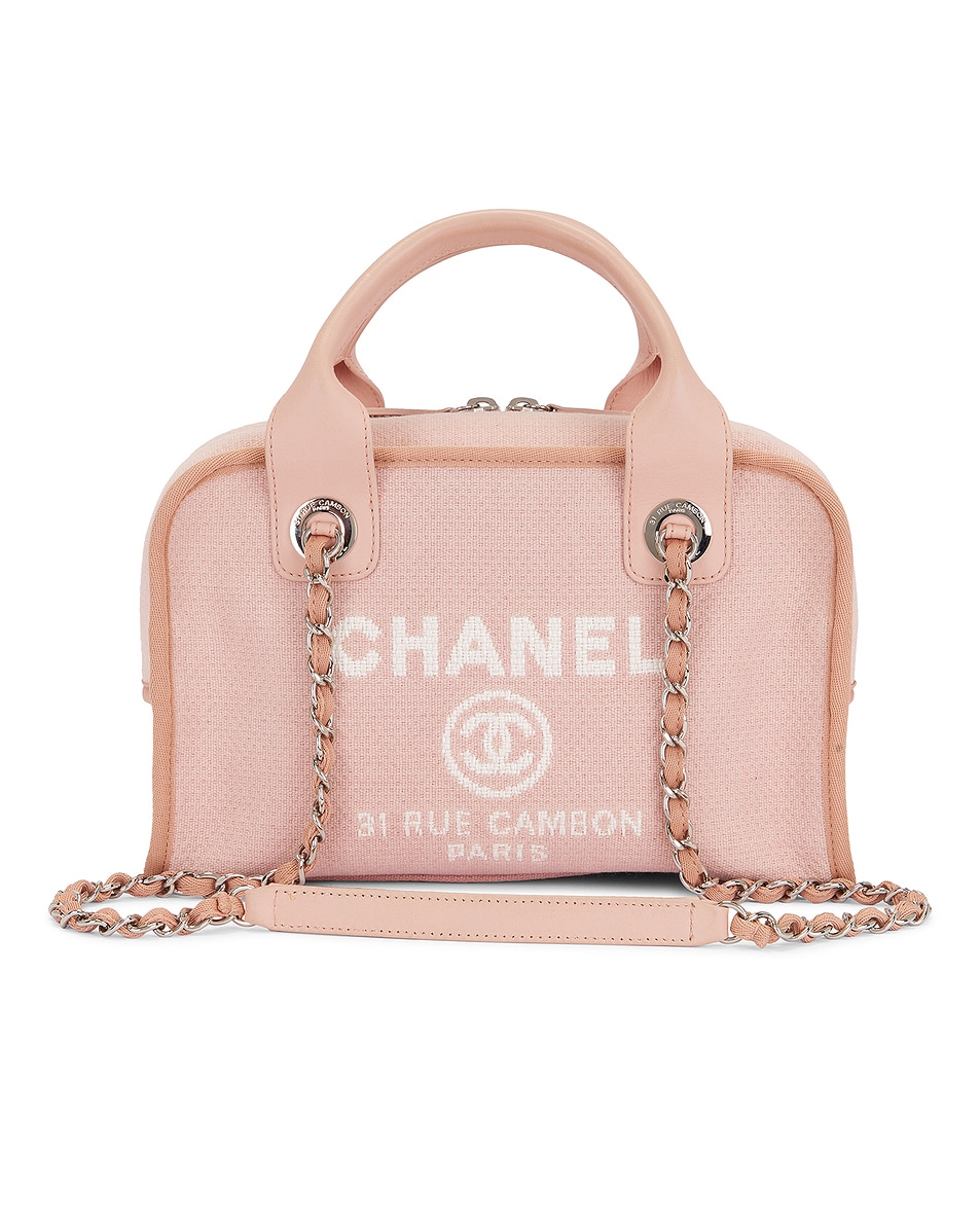 Image 1 of FWRD Renew Chanel Deauville Handbag in Pink