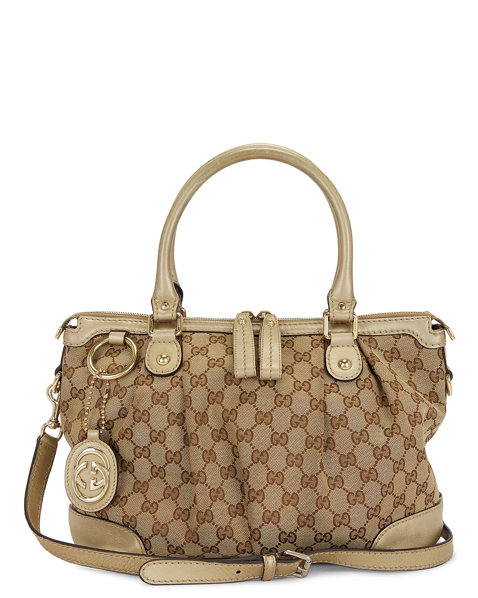 Image 1 of FWRD Renew Gucci Sukey Handbag in Beige