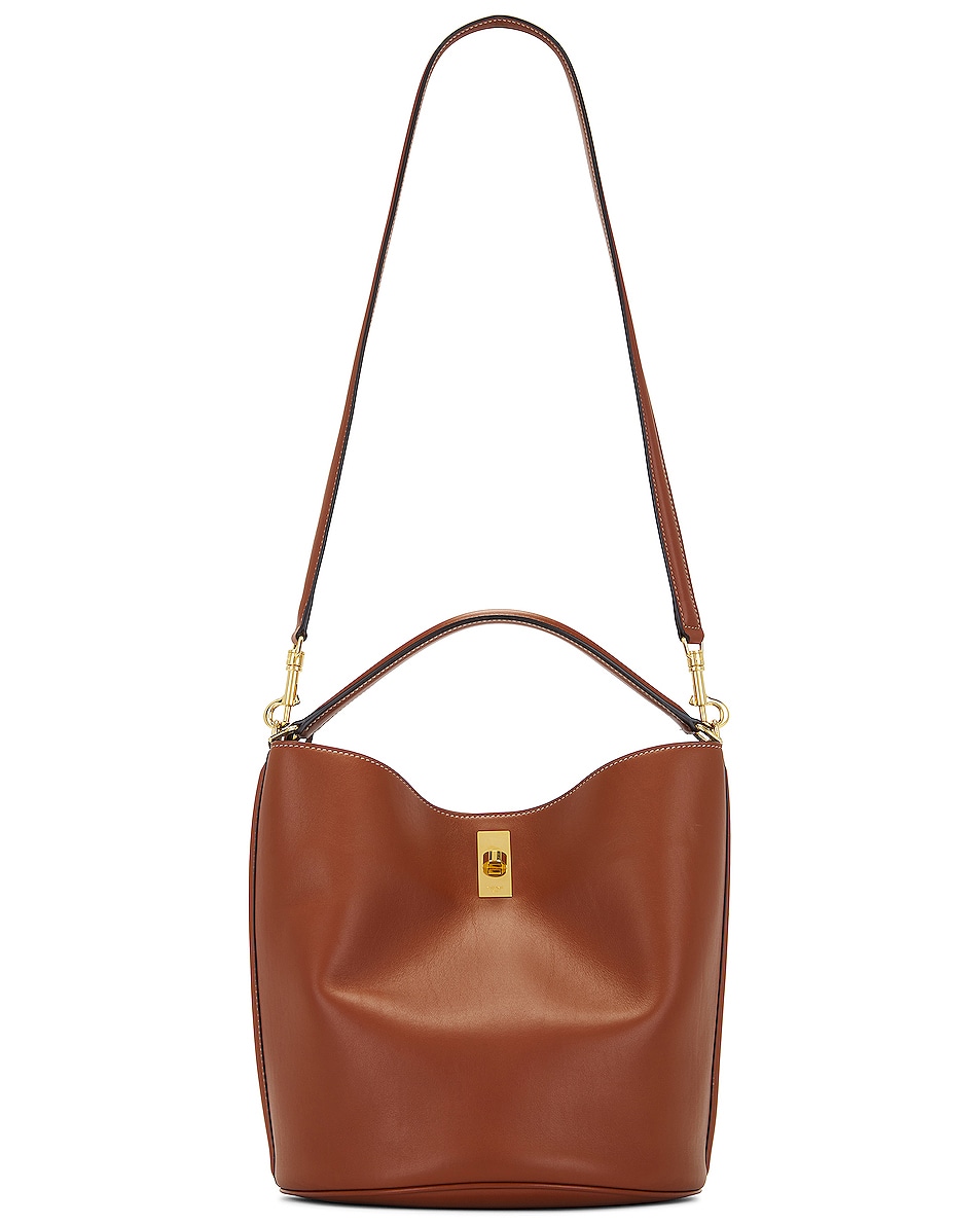 Image 1 of FWRD Renew Celine Teen Bucket Bag in Brown