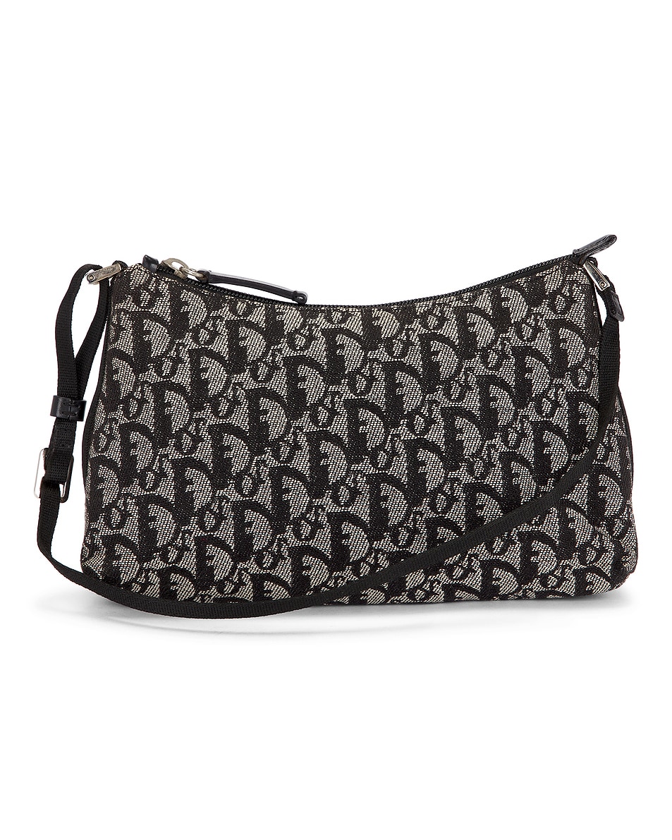 Image 1 of FWRD Renew Dior Trotter Pochette Shoulder Bag in Navy