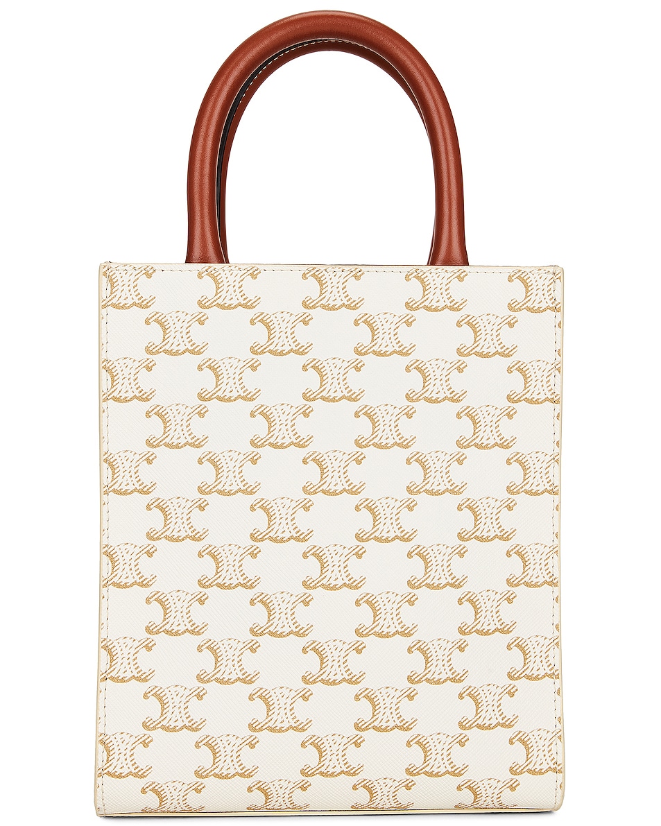 Image 3 of FWRD Renew Celine Mini Vertical Cabas Tote Bag in Brown