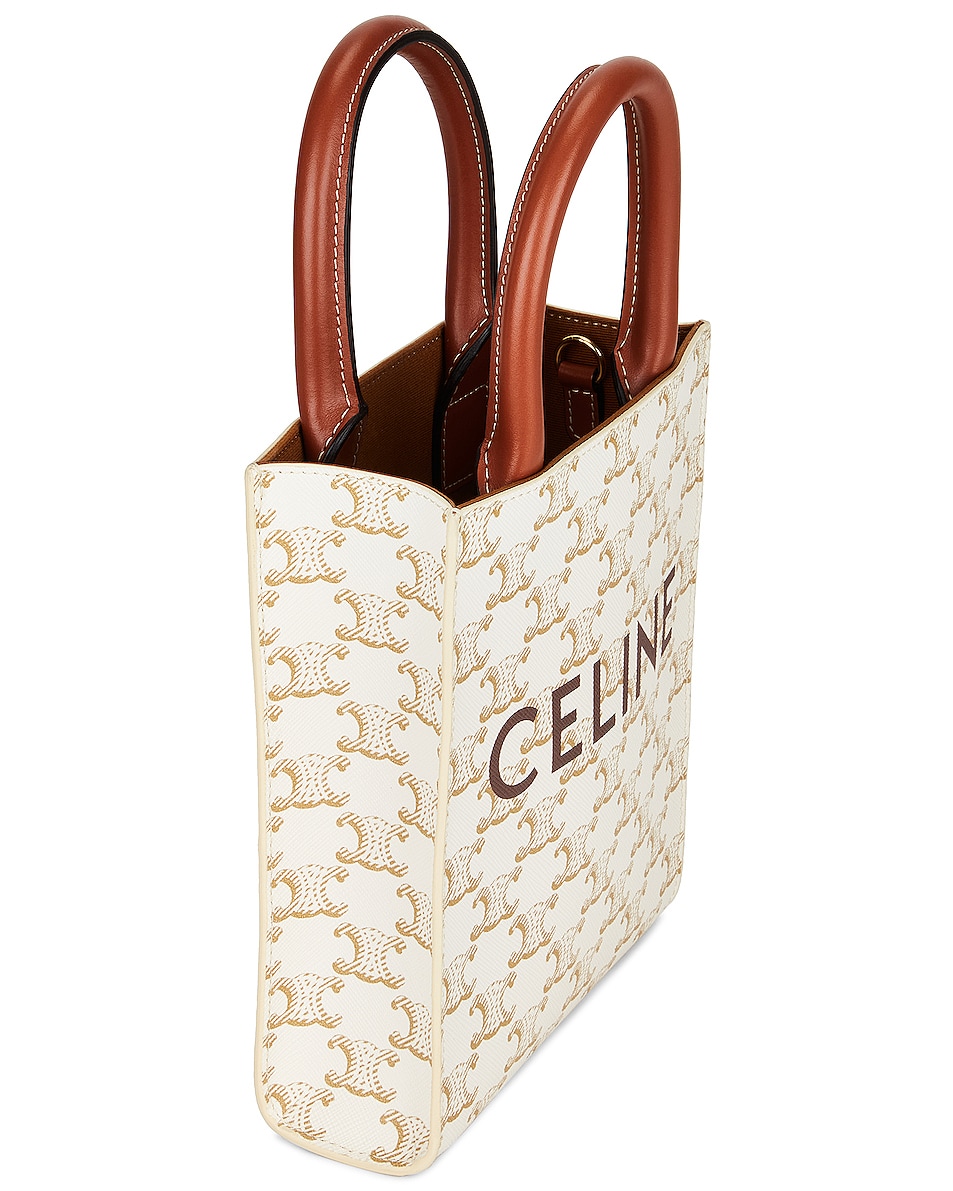 Image 5 of FWRD Renew Celine Mini Vertical Cabas Tote Bag in Brown