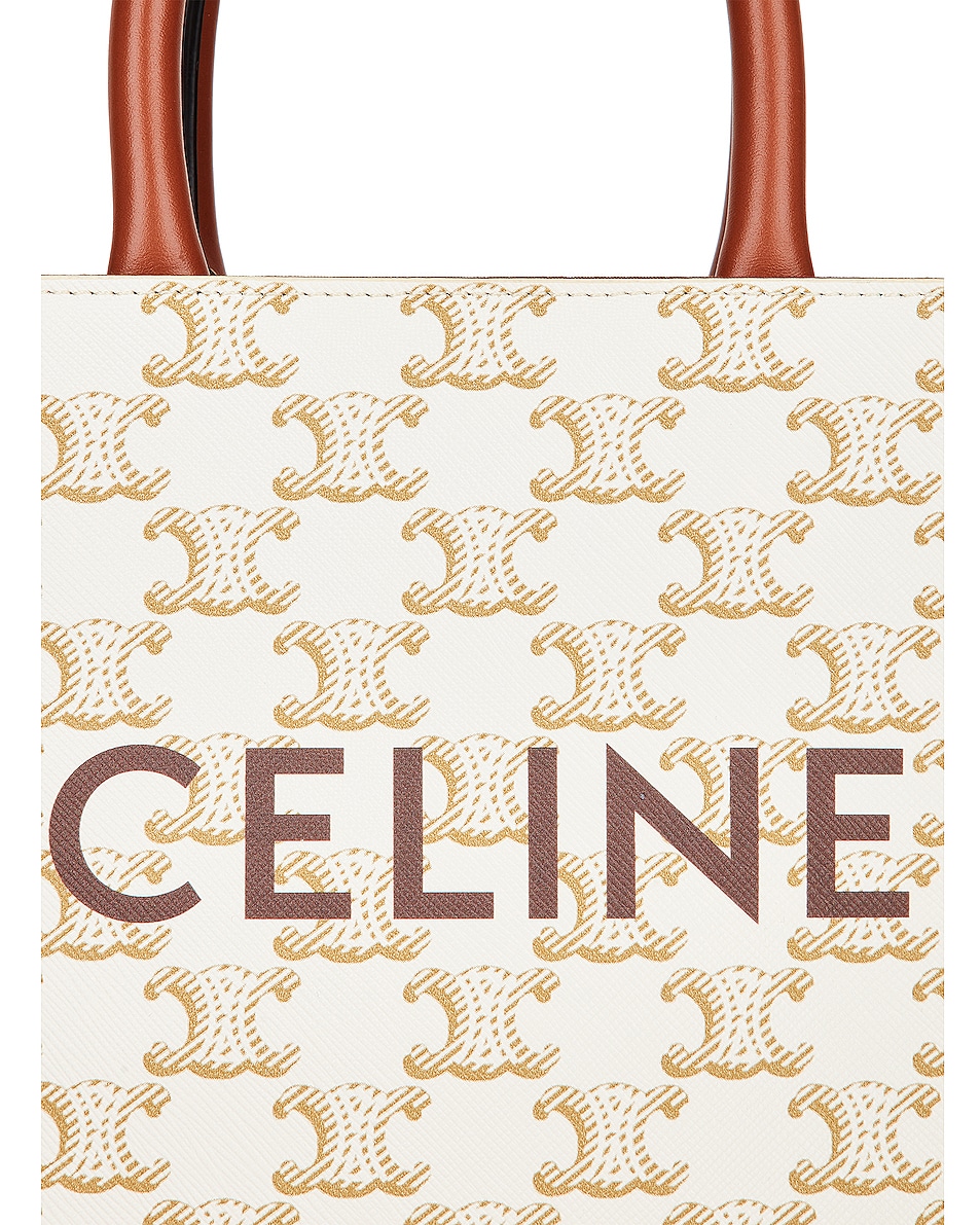 Image 6 of FWRD Renew Celine Mini Vertical Cabas Tote Bag in Brown
