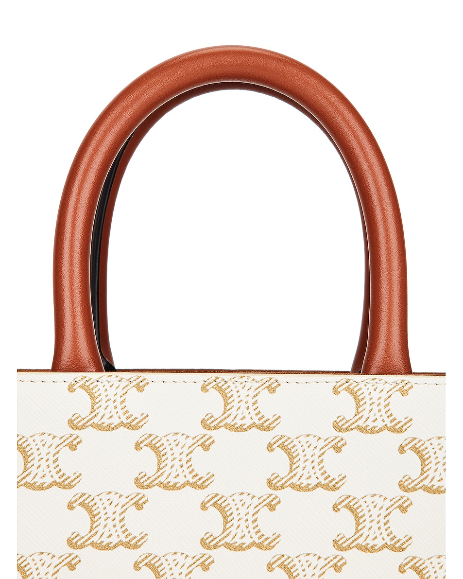 Image 7 of FWRD Renew Celine Mini Vertical Cabas Tote Bag in Brown