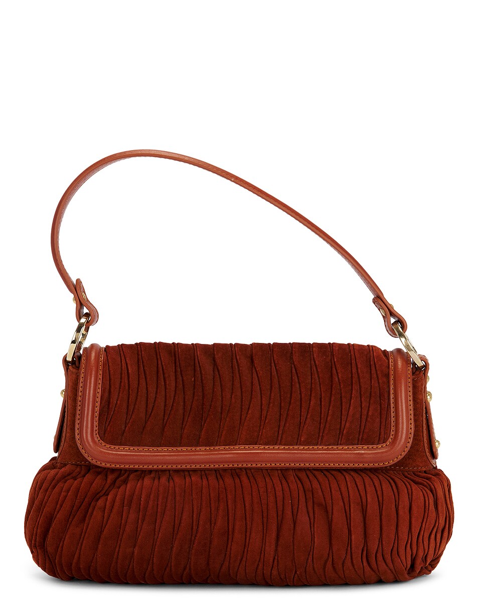 Image 1 of FWRD Renew Fendi Chef Shoulder Bag in Brown