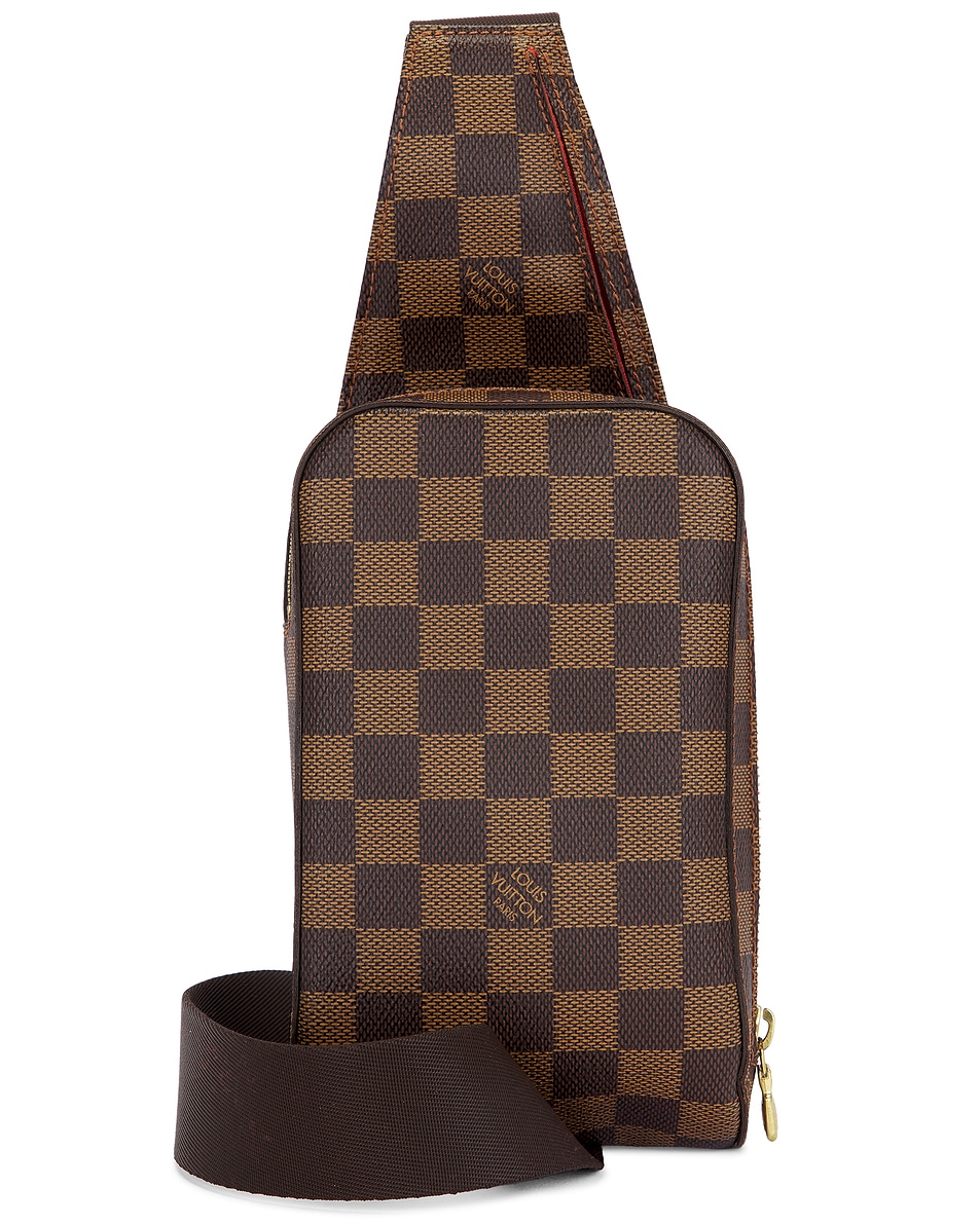 Image 1 of FWRD Renew Louis Vuitton Damier Ebene Geronimos Belt Bag in Brown