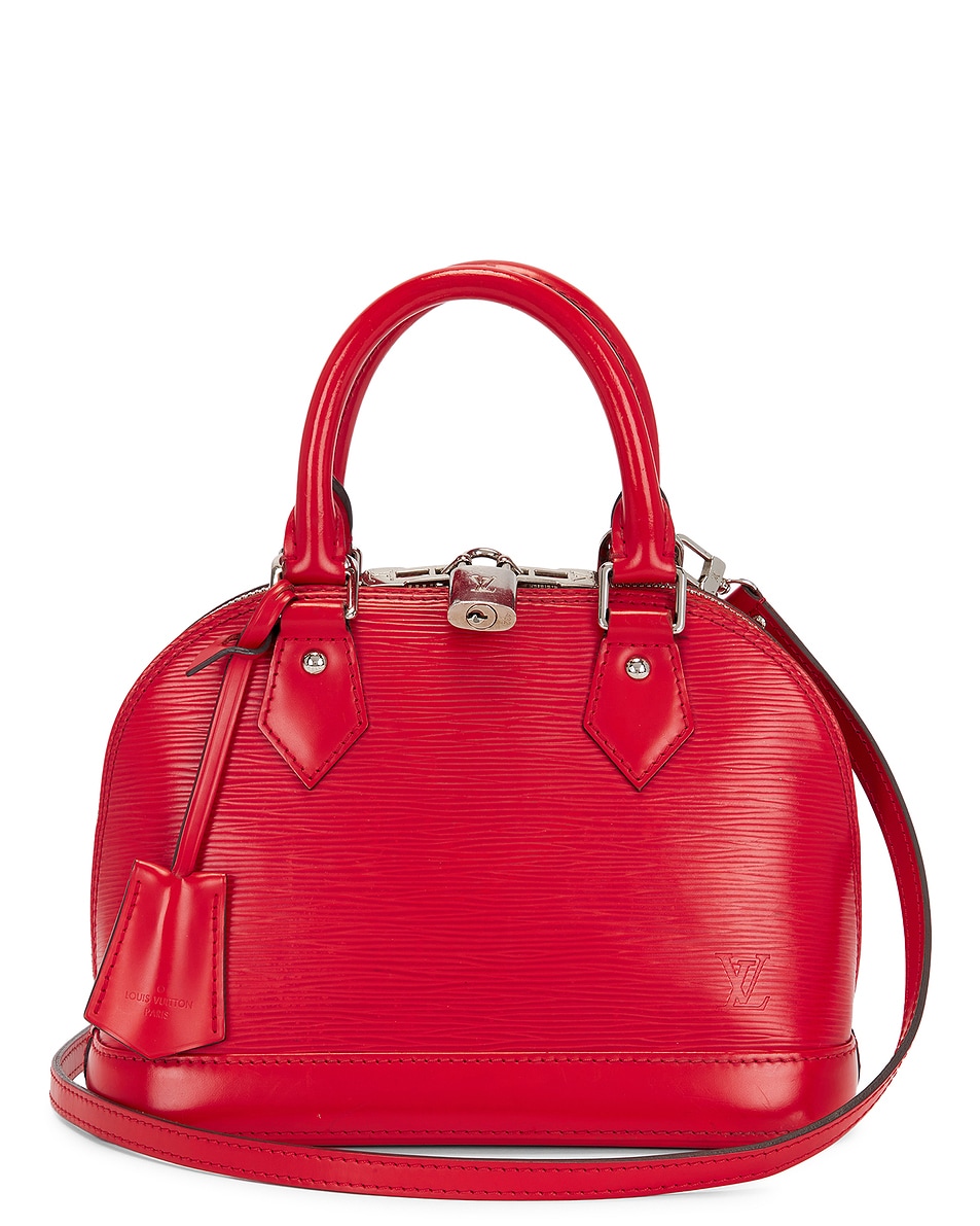 Image 1 of FWRD Renew Louis Vuitton Epi Alma BB Handbag in Red