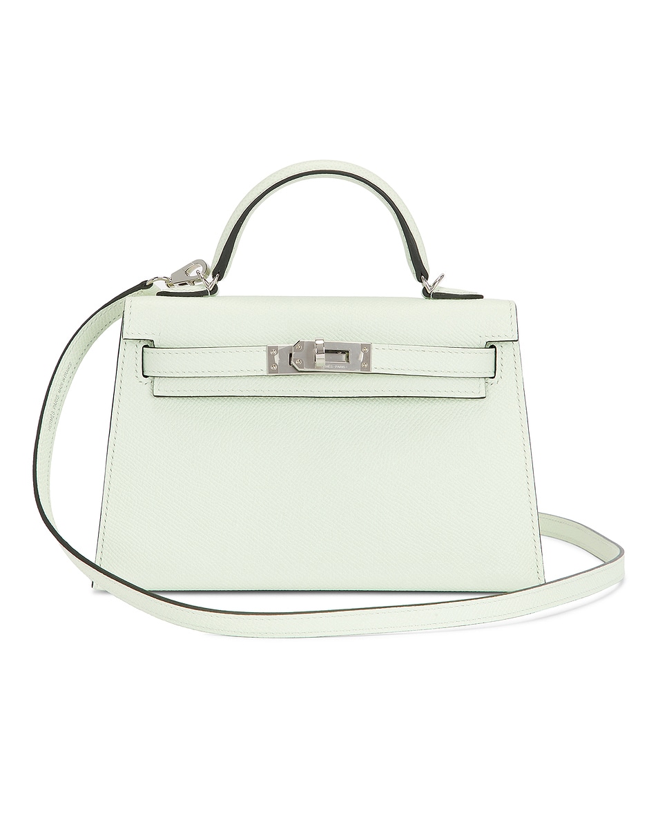 Image 1 of FWRD Renew Hermes Epsom Kelly 20 Handbag in Vert Fizz