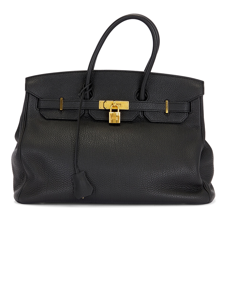 Image 1 of FWRD Renew Hermes Togo Birkin 35 Handbag in Noir