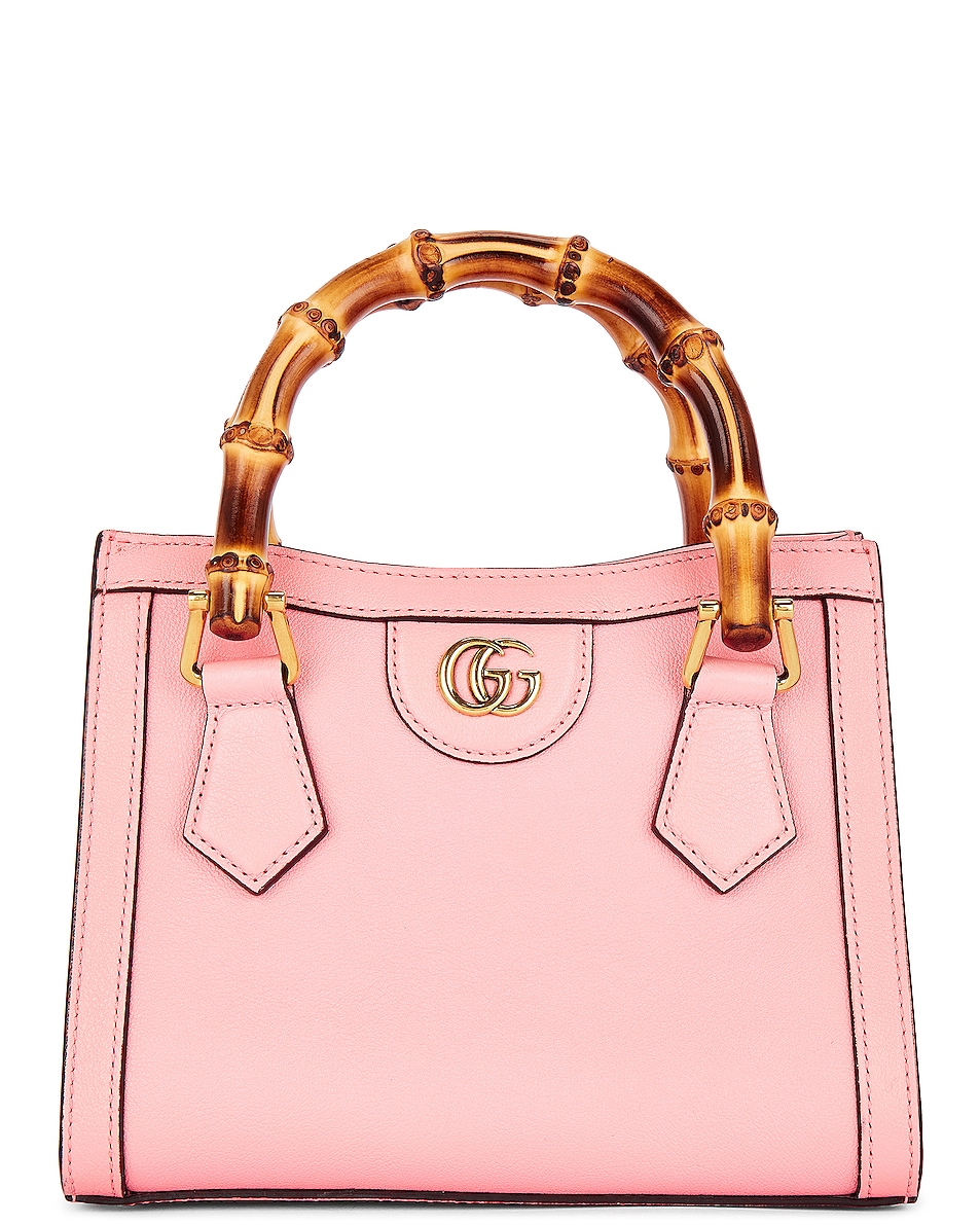 Image 1 of FWRD Renew Gucci Mini Diana Bag in Pink