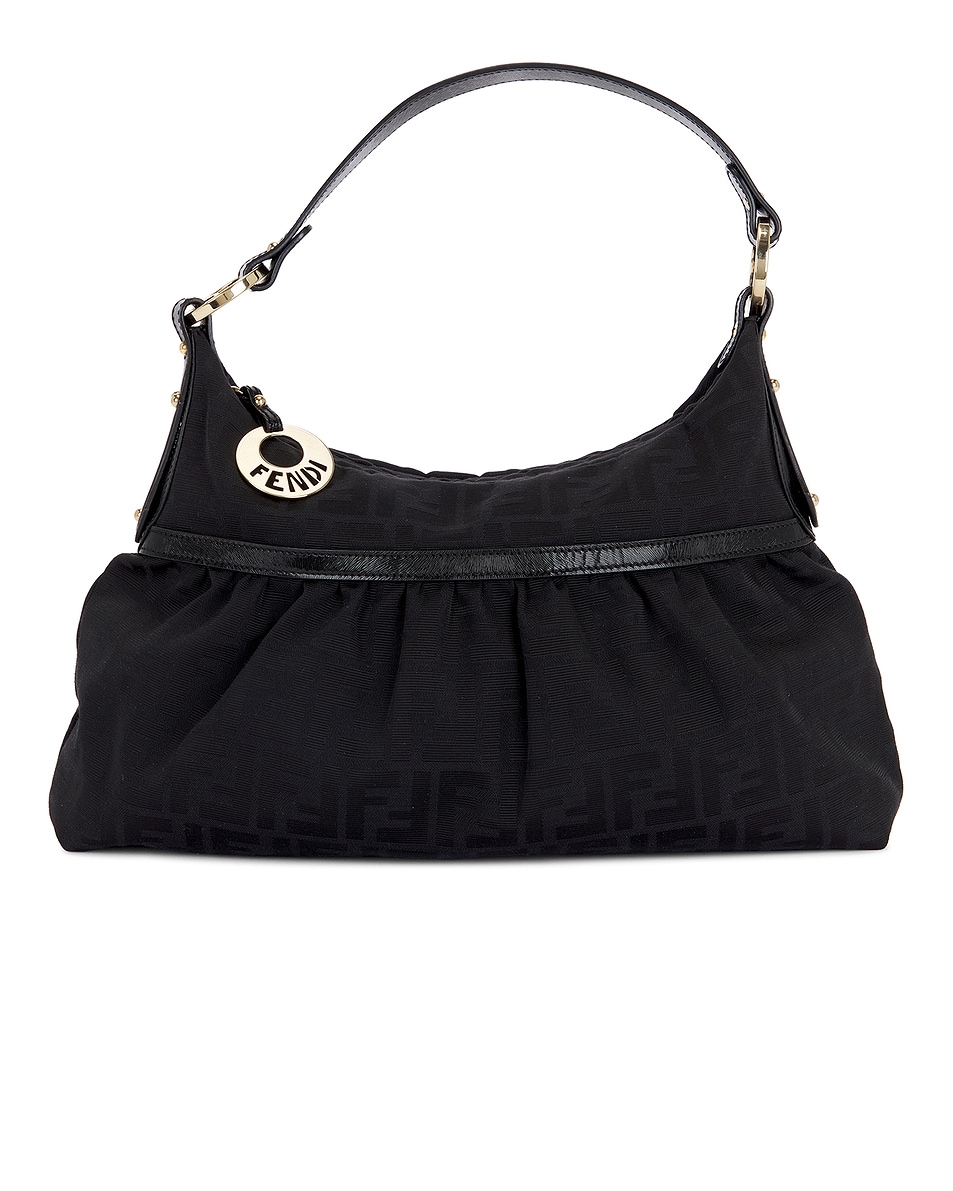 Image 1 of FWRD Renew Fendi Chef Hobo Bag in Black