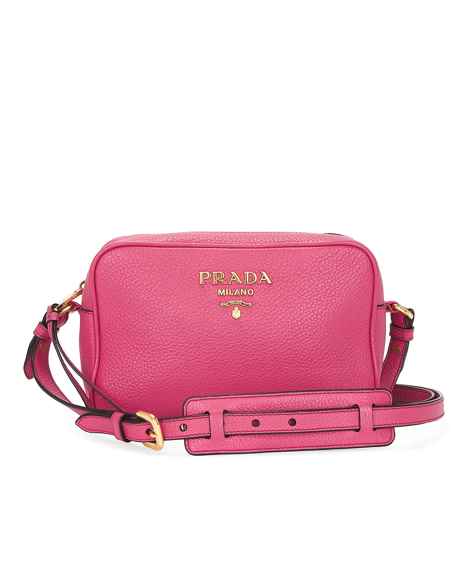 Image 1 of FWRD Renew Prada Vitello Daino Camera Bag in Pink