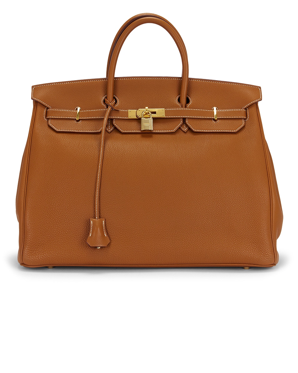 Image 1 of FWRD Renew Hermes Togo Birkin 40 Handbag in Gold