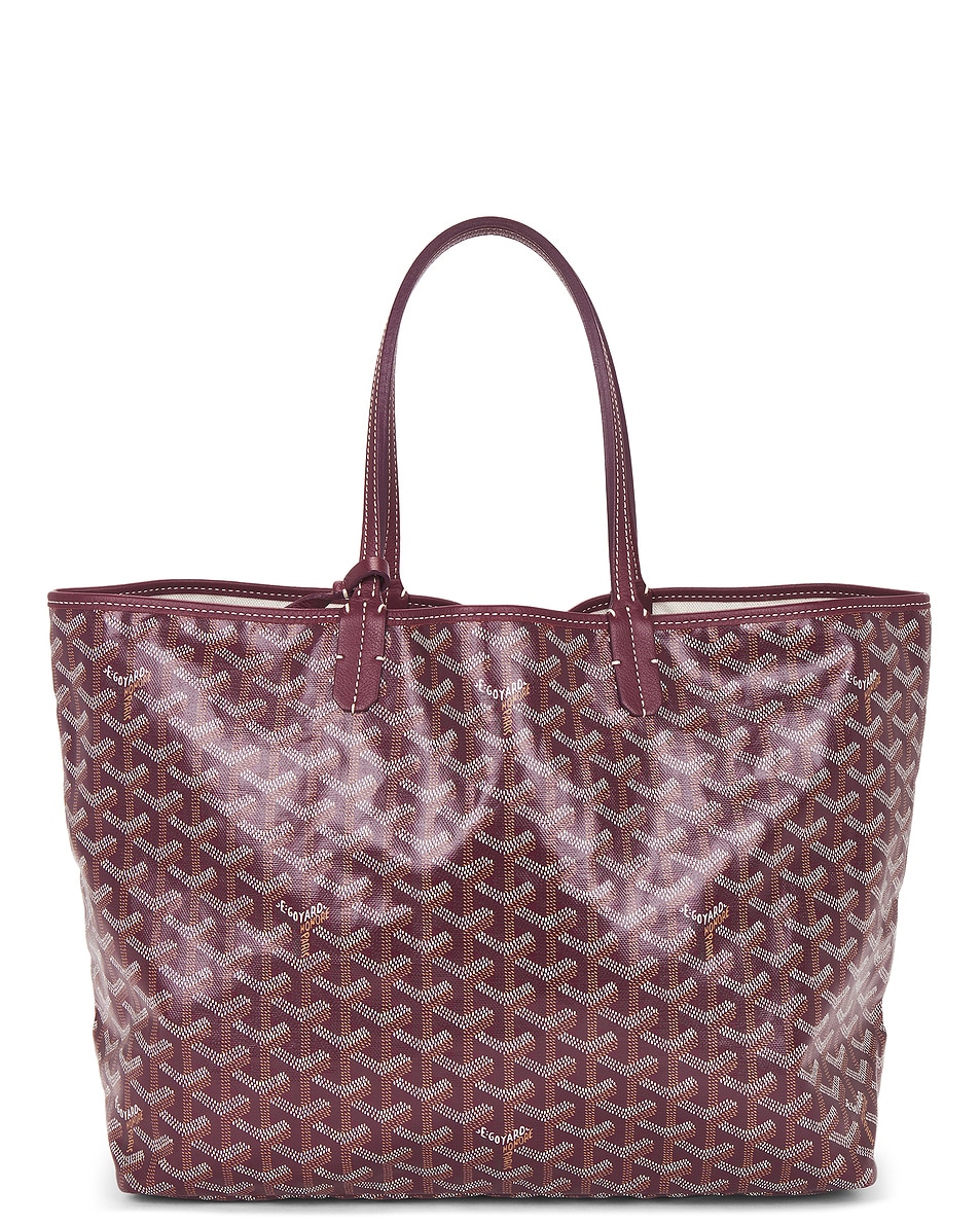 Image 1 of FWRD Renew Goyard Saint Louis PM Tote Bag in Burgundy