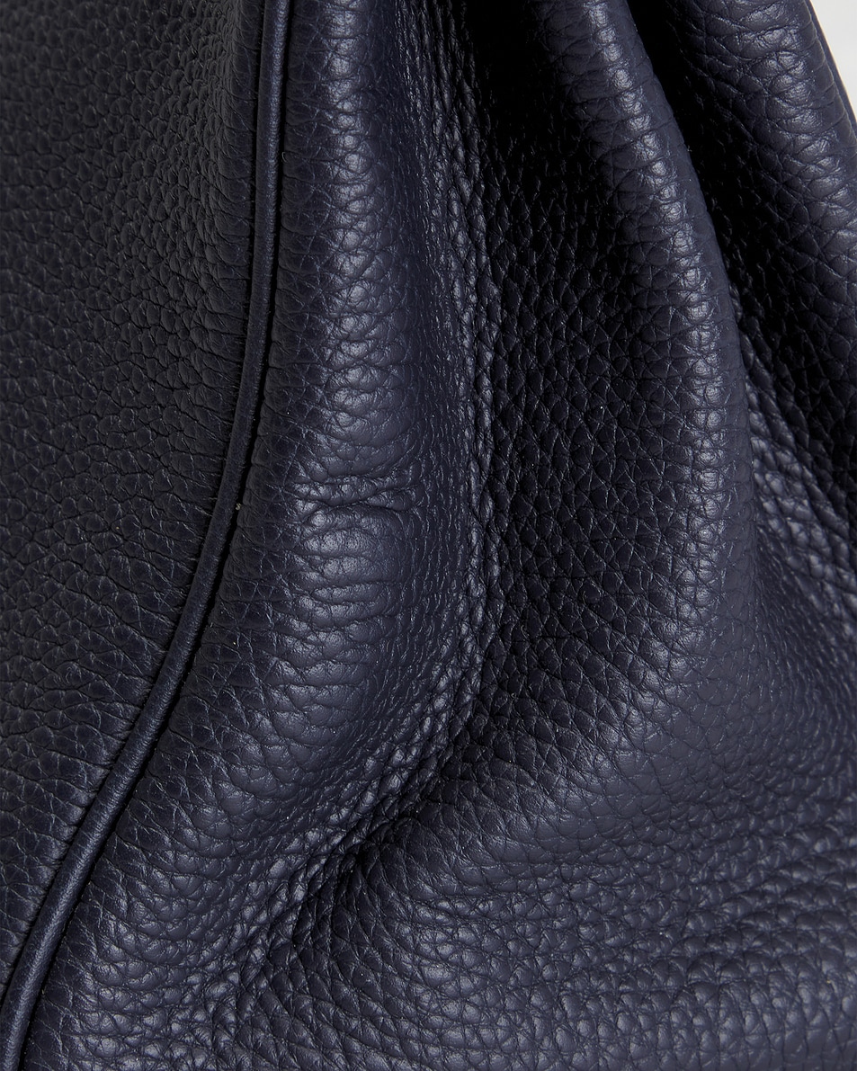 Image 8 of FWRD Renew Hermes Togo Birkin 25 Handbag in Bleu Encre