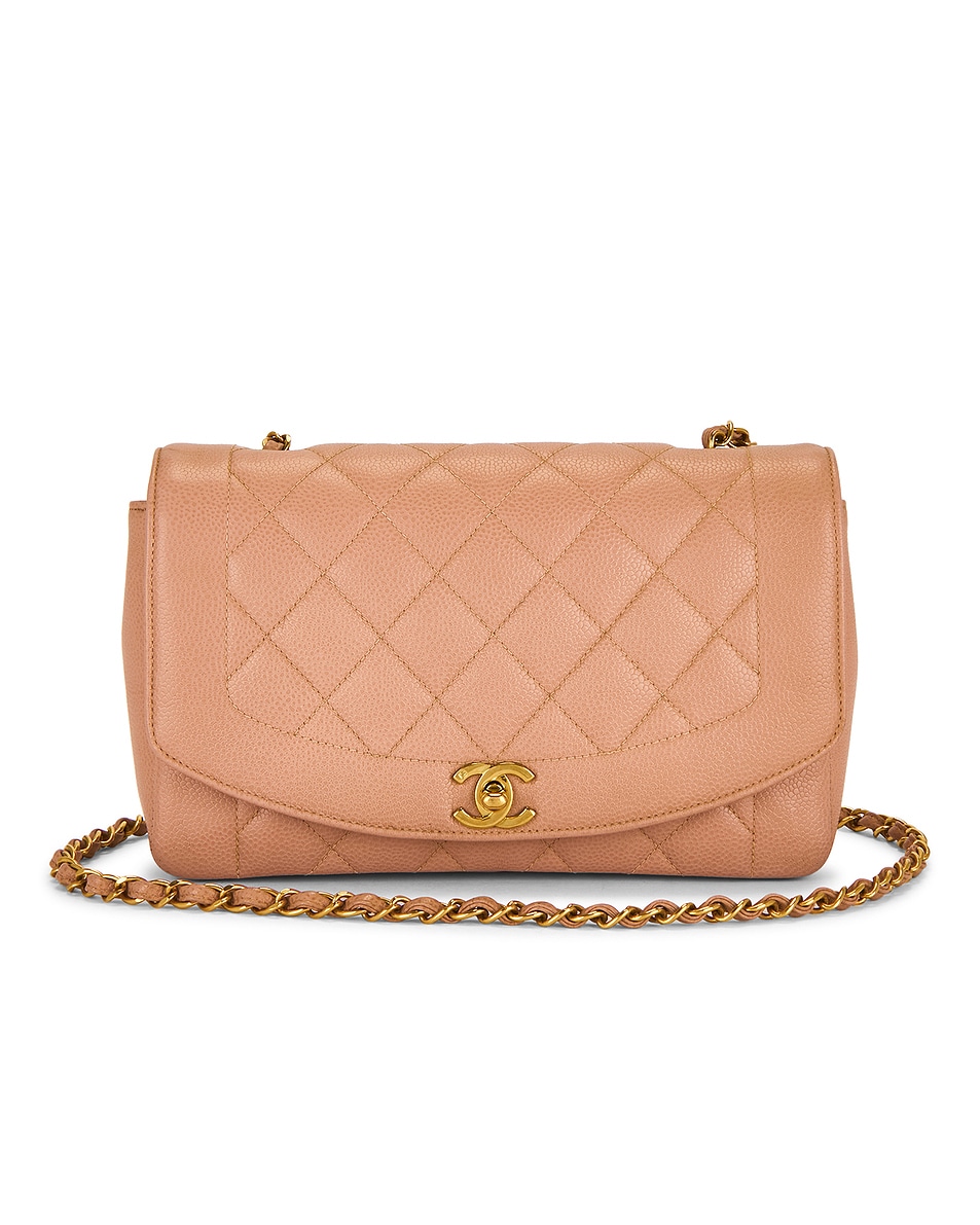 Image 1 of FWRD Renew Chanel Vintage Diana Flap Bag in Pink