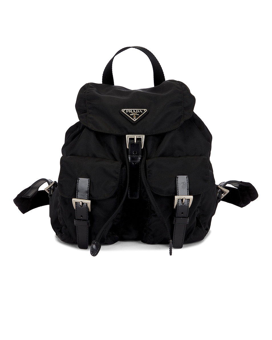 Image 1 of FWRD Renew Prada Tessuto Backpack in Black