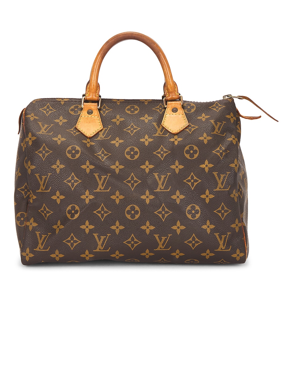 Image 1 of FWRD Renew Louis Vuitton Monogram Speedy 30 Handbag in Brown