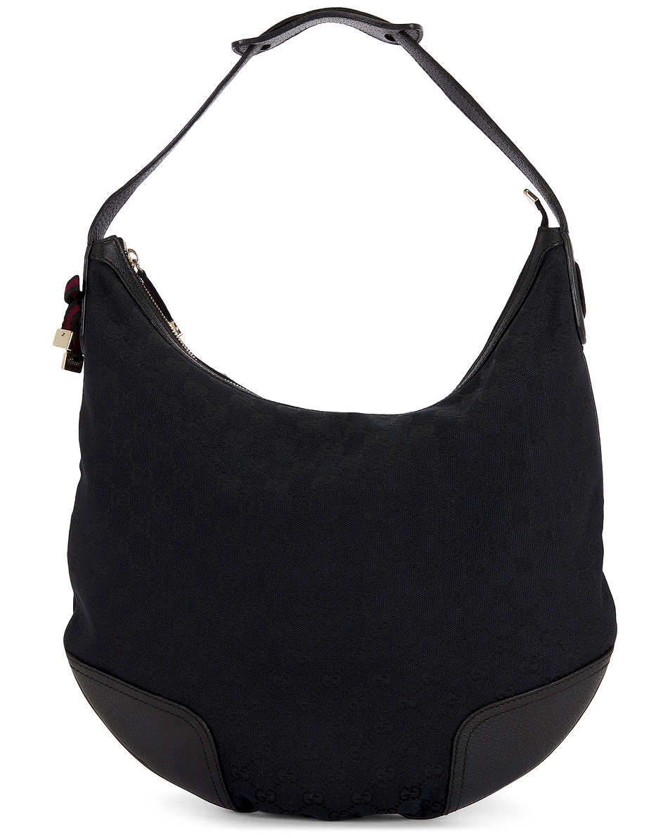 Image 1 of FWRD Renew Gucci Princey Hobo Bag in Black
