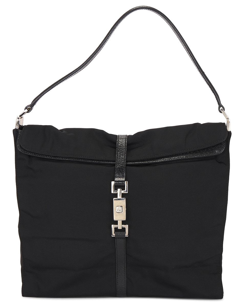 Image 1 of FWRD Renew Gucci Jackie Shoulder Bag in Black