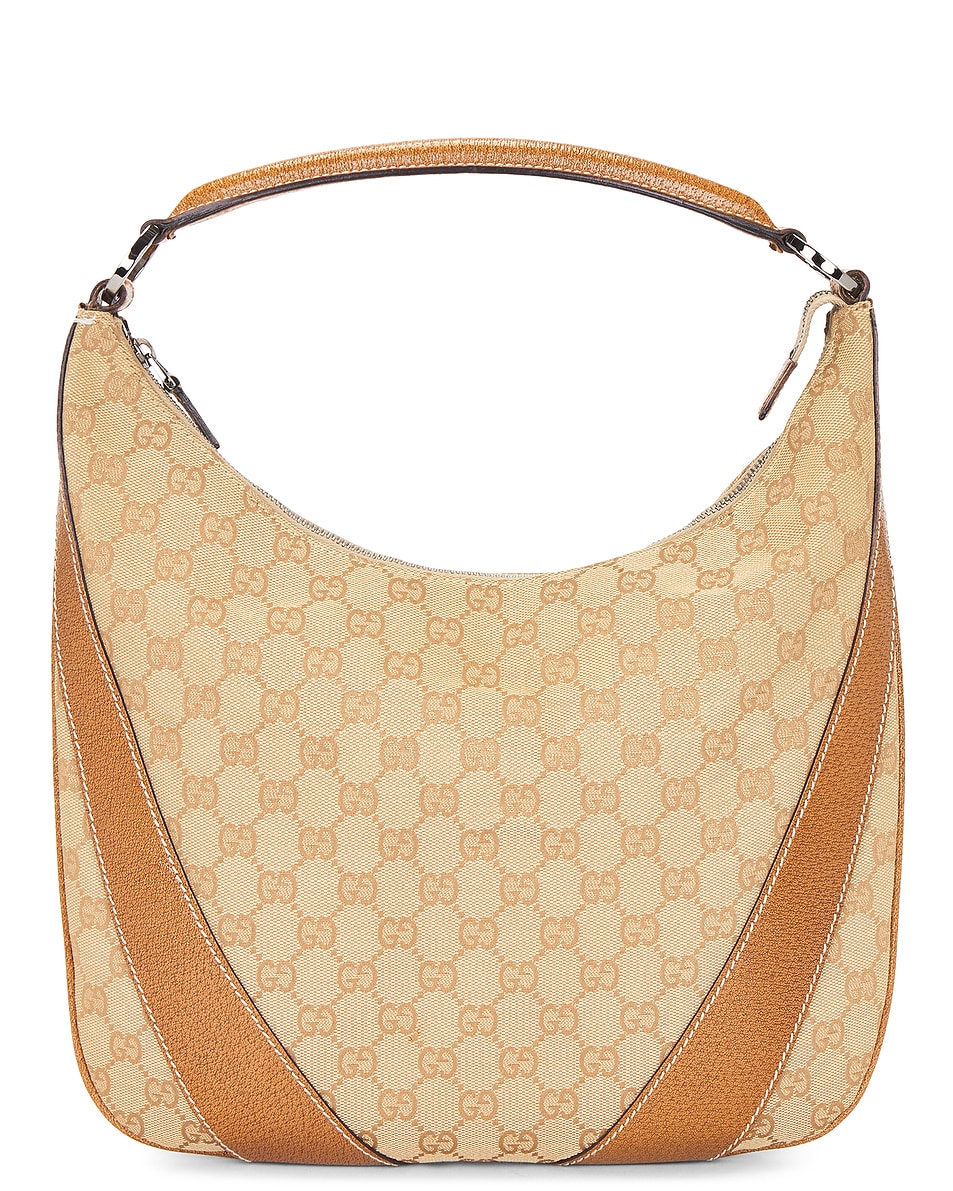 Image 1 of FWRD Renew Gucci Hobo Bag in Beige