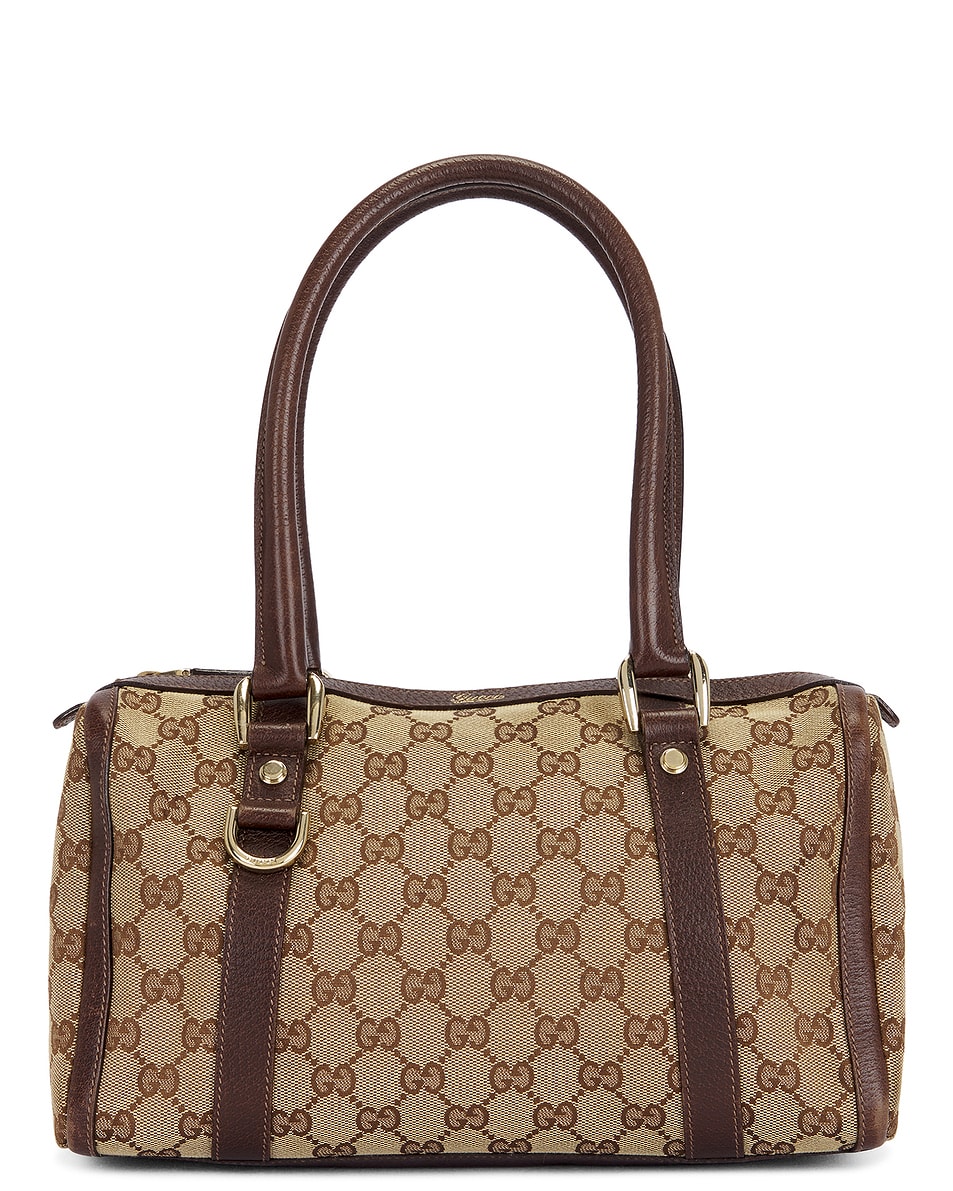 Image 1 of FWRD Renew Gucci Abbey Tote Bag in Beige