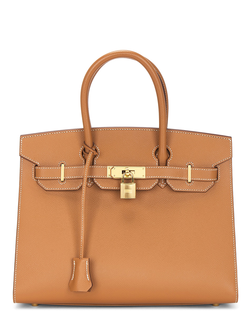 Image 1 of FWRD Renew Hermes Epsom Birkin 30 Sellier Handbag in Gold