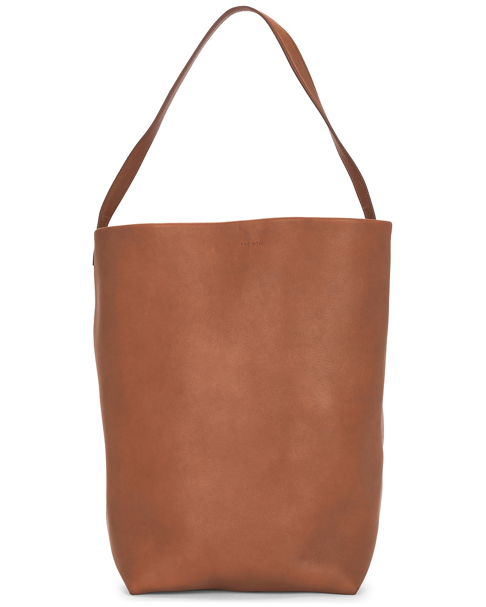 Image 1 of FWRD Renew The Row Large North South Park Tote Bag in Dark Cuir PLD