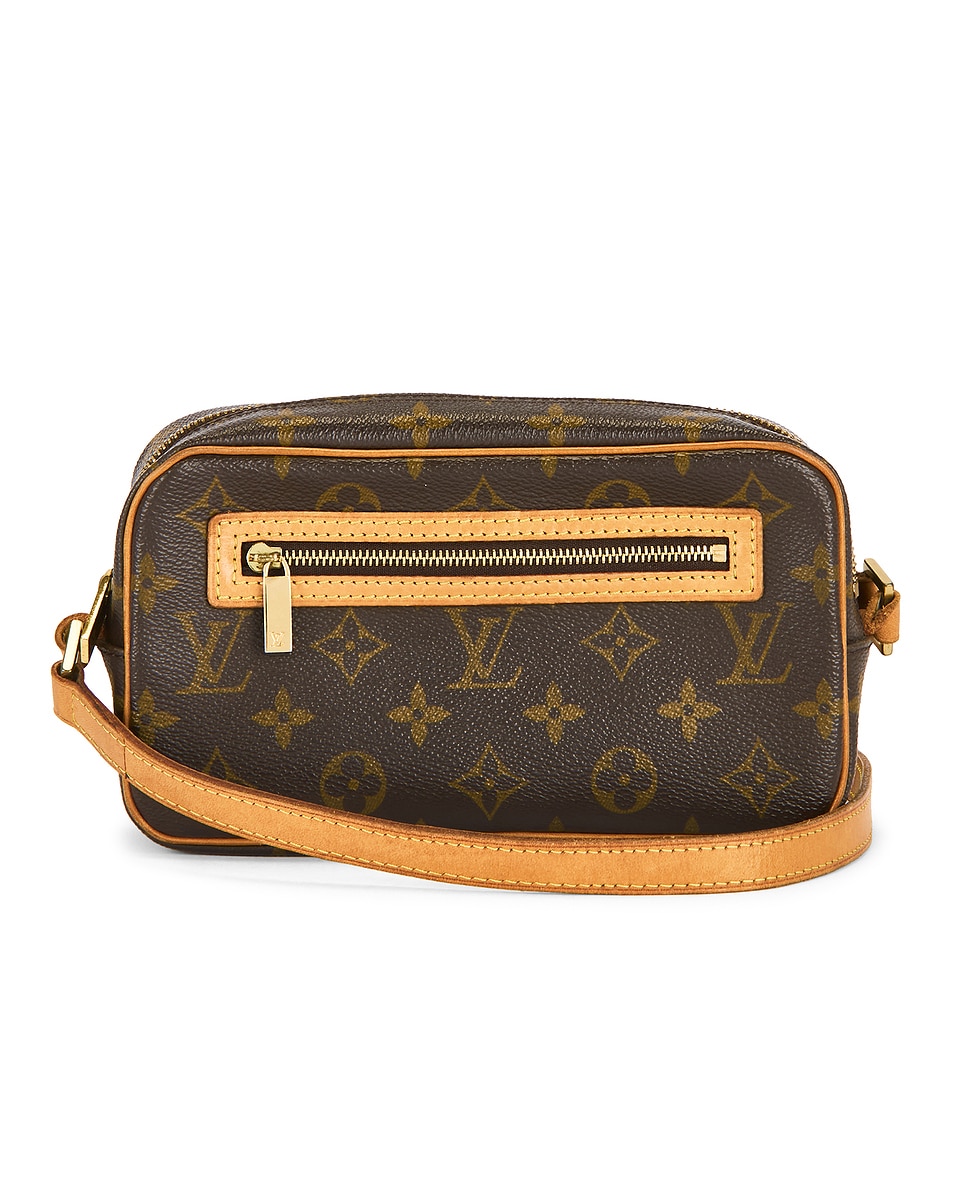 Image 1 of FWRD Renew Louis Vuitton Monogram Pochette Cite Shoulder Bag in Brown
