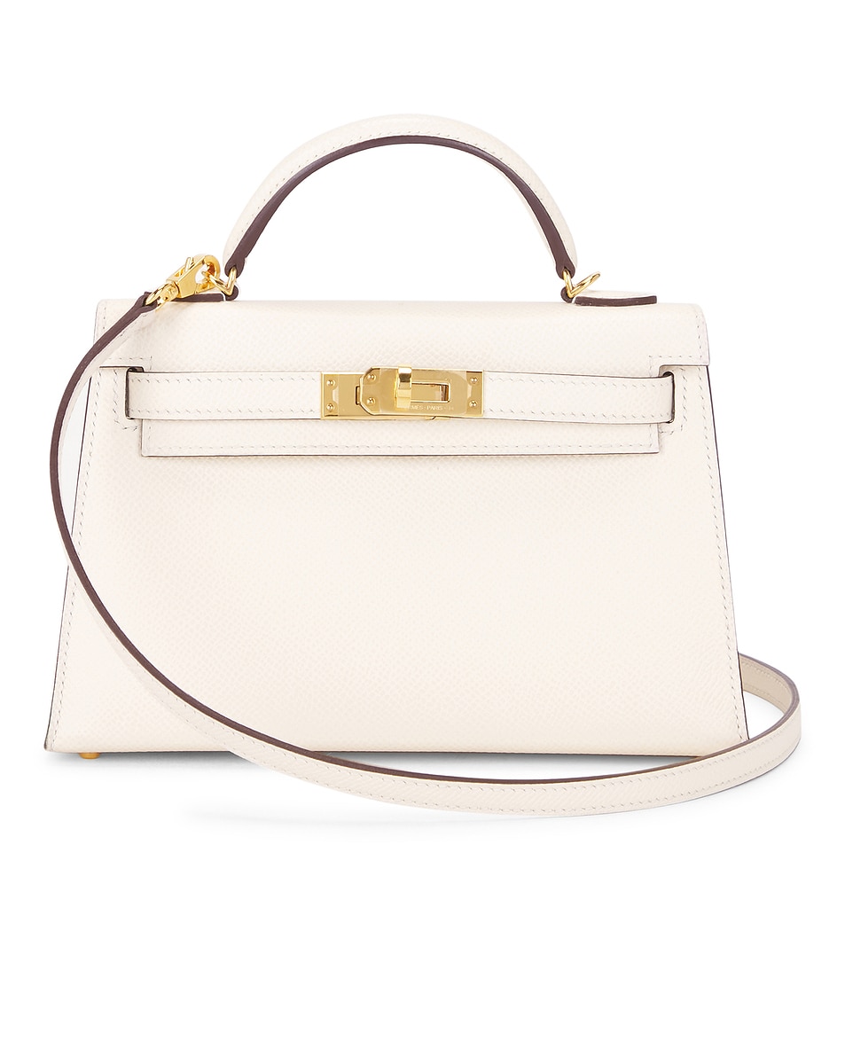 Image 1 of FWRD Renew Hermes Epsom Kelly 20 Handbag in Nata