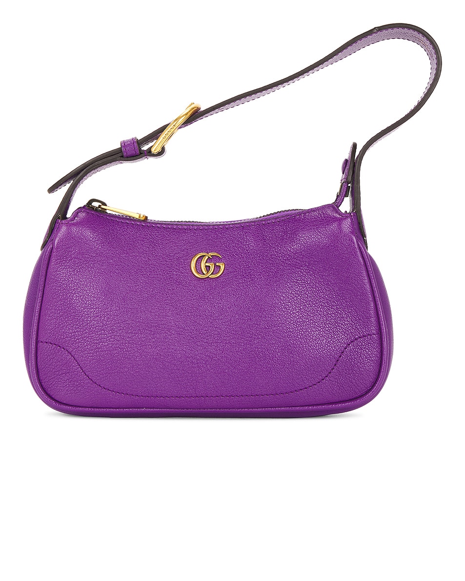 Image 1 of FWRD Renew Gucci Aphrodite Shoulder Bag in Purple