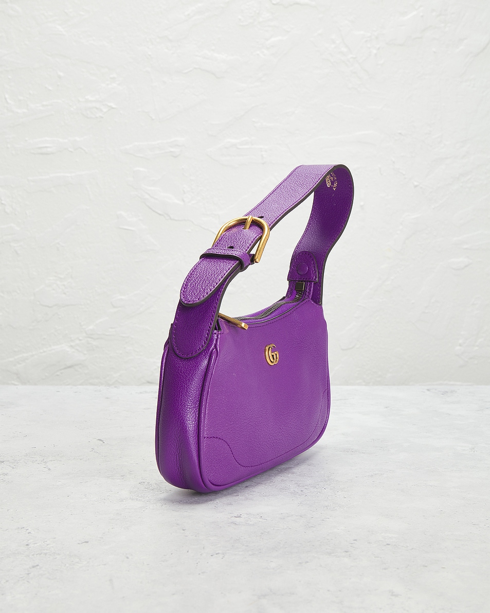 Image 4 of FWRD Renew Gucci Aphrodite Shoulder Bag in Purple