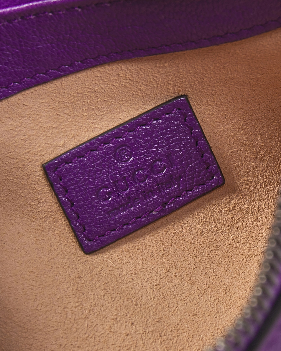 Image 6 of FWRD Renew Gucci Aphrodite Shoulder Bag in Purple