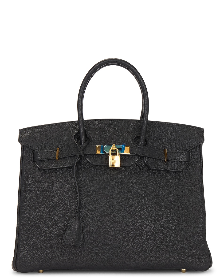 Image 1 of FWRD Renew Hermes Togo Birkin 35 Handbag in Noir