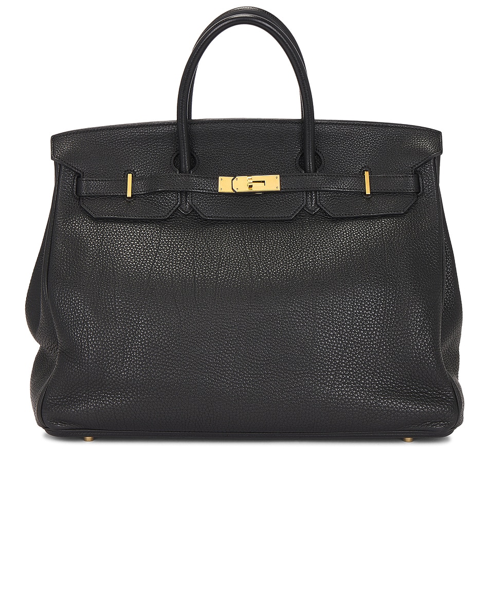 Image 1 of FWRD Renew Hermes Togo Birkin 40 Handbag in Noir