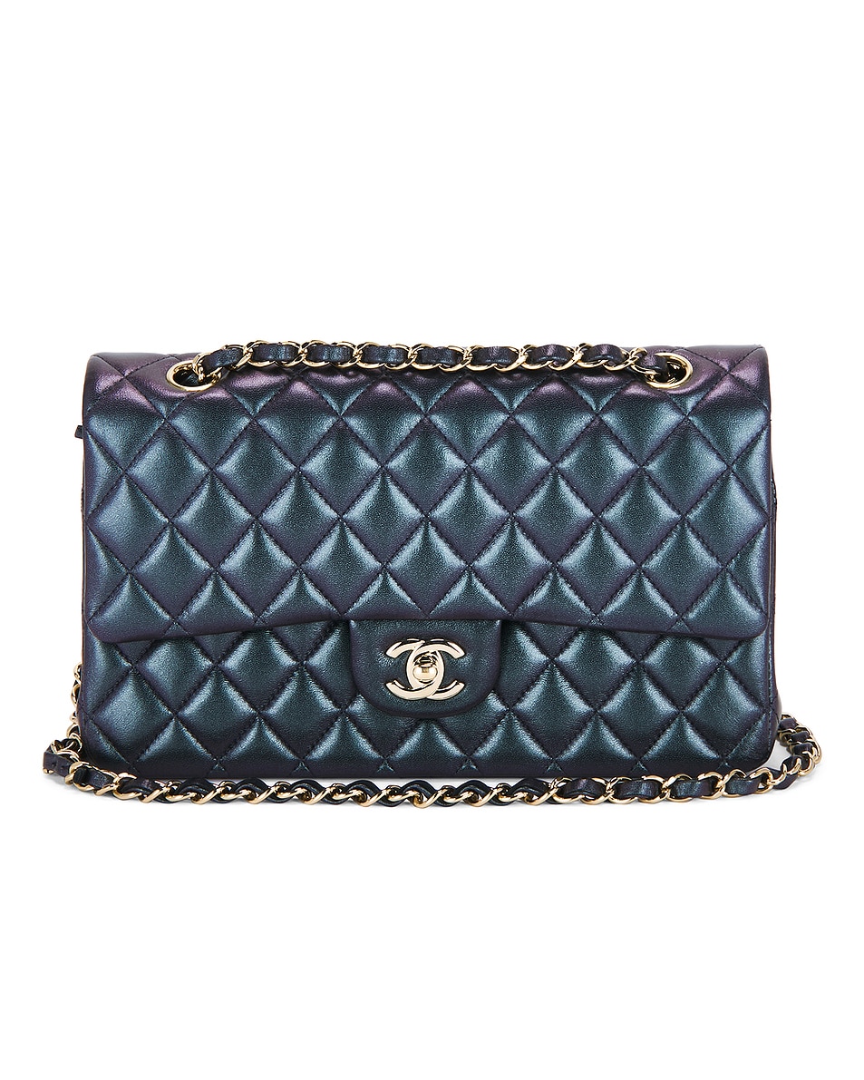 Image 1 of FWRD Renew Chanel Lambskin Flap Bag in Purple