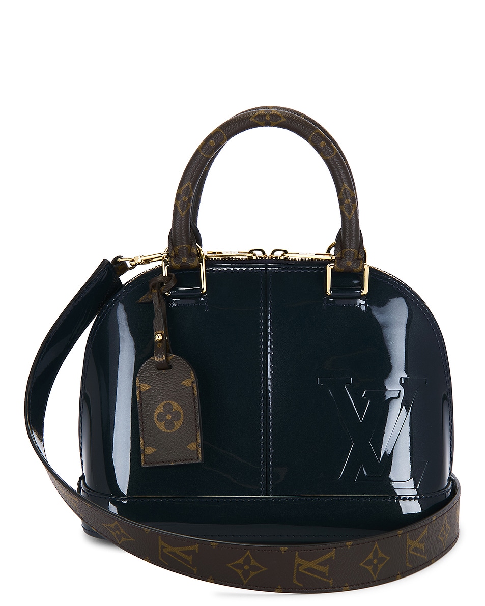 Image 1 of FWRD Renew Louis Vuitton Alma BB Handbag in Blue & Black