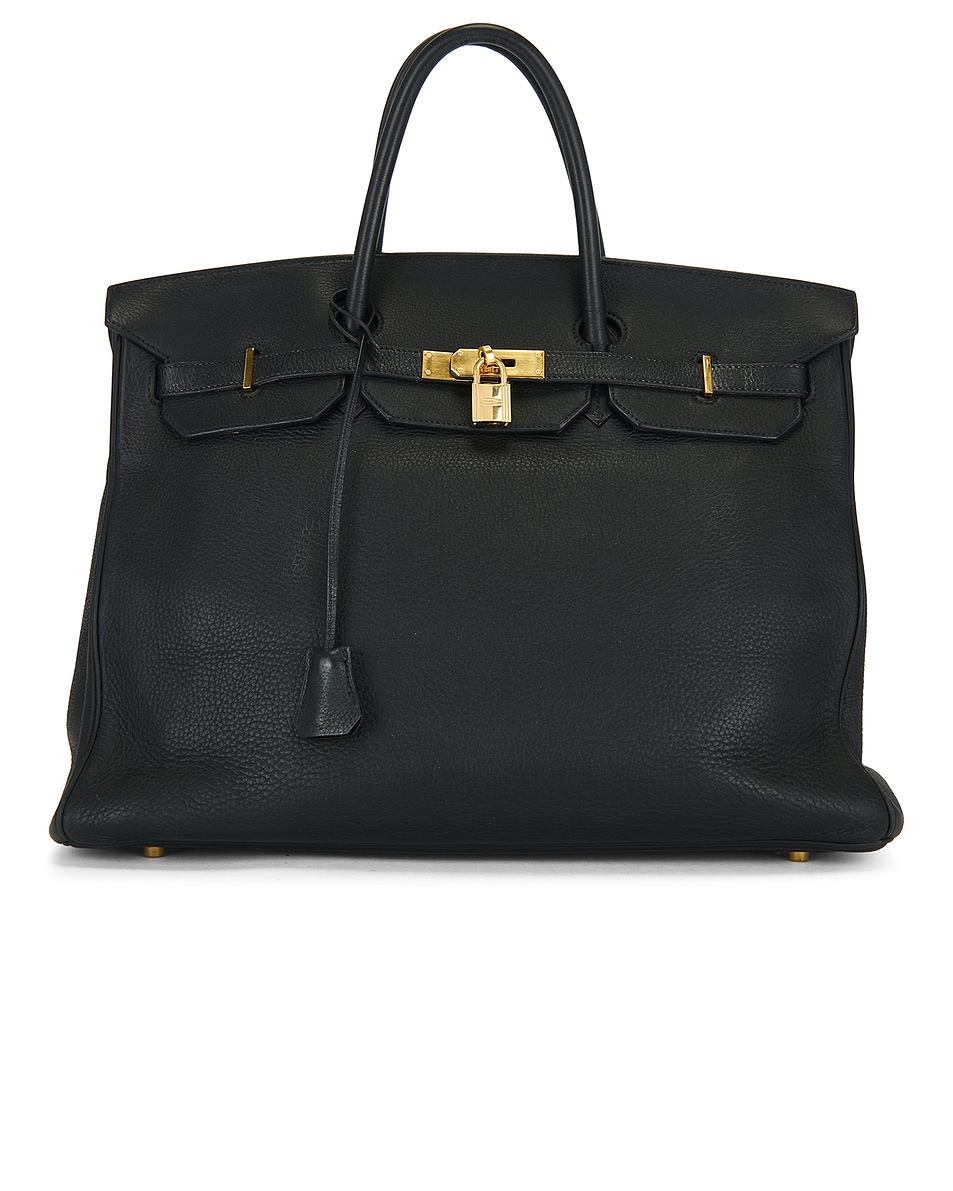Image 1 of FWRD Renew Hermes Togo Birkin 35 Handbag in Noir