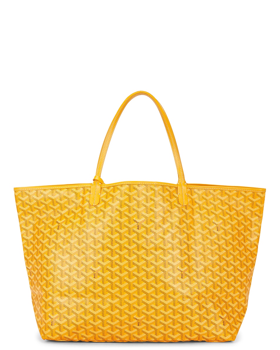 Image 1 of FWRD Renew Goyard Saint Louis GM Tote Bag in Yellow