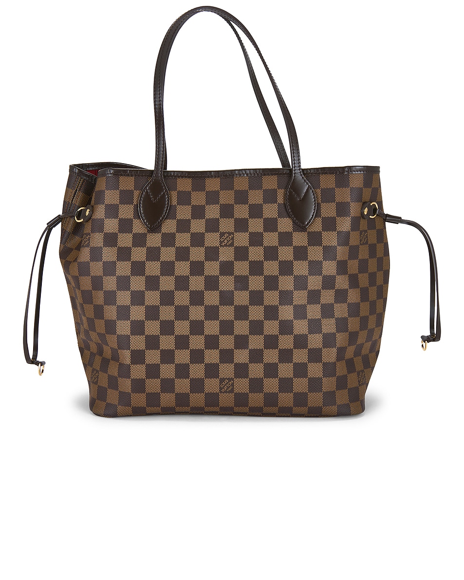 Image 1 of FWRD Renew Louis Vuitton Damier Ebene Neverfull MM Tote Bag in Brown
