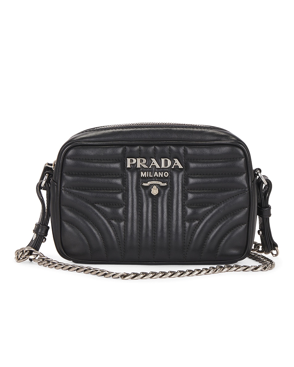 Image 1 of FWRD Renew Prada Diagramme Camera Bag in Black